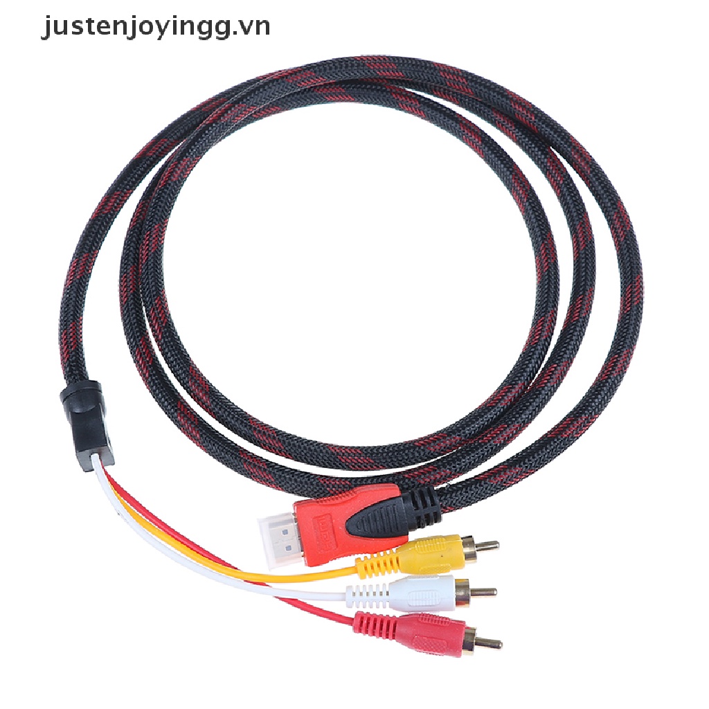 / / 3c Phụ Kiện / / Dây Cáp Âm Thanh HD HDMI Sang 3RCA AV Mạ Vàng Dài 1.5m Cho tv box