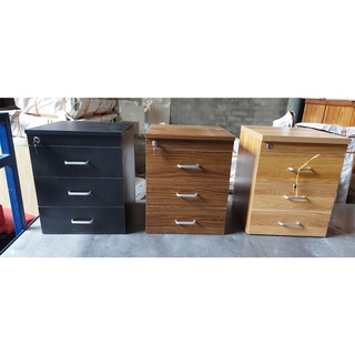 Tủ đầu giường, Hộc 3 ngăn kéo, tủ 3 ngăn kéo gỗ mdf có bánh xe di động có khóa dây