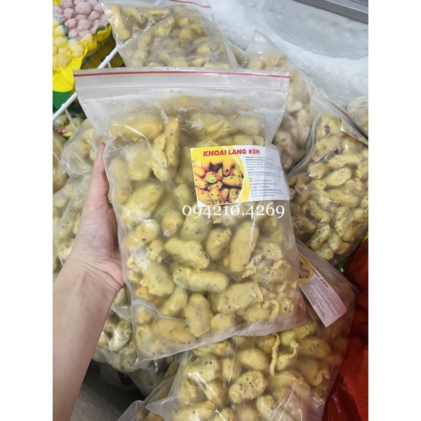 Khoai Lang Kén Tẩm vừng Thơm Cốt Dừa gói 1kg