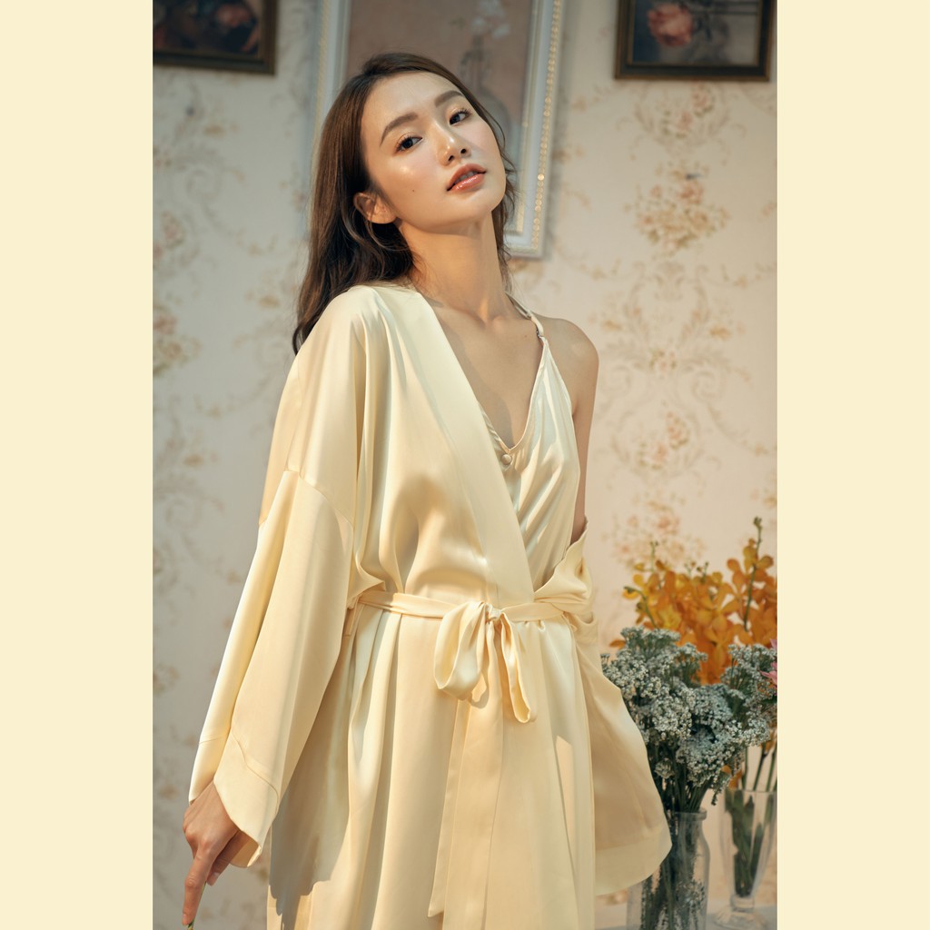 Đồ ngủ mặc nhà Khoác kimono basic - Midnight Sleepwear | BigBuy360 - bigbuy360.vn