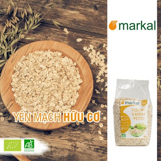 Yến mạch cán mỏng hữu cơ Markal 500g