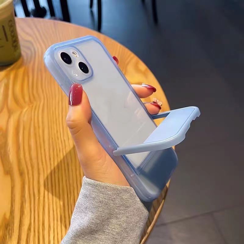 Ốp Điện Thoại Mềm Có Giá Đỡ Cho compatible for iphone 13 pro max 12 pro max x xr 11 pro max 11 case