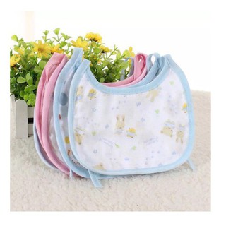 Yếm cotton  buộc dây cao cấp cho bé