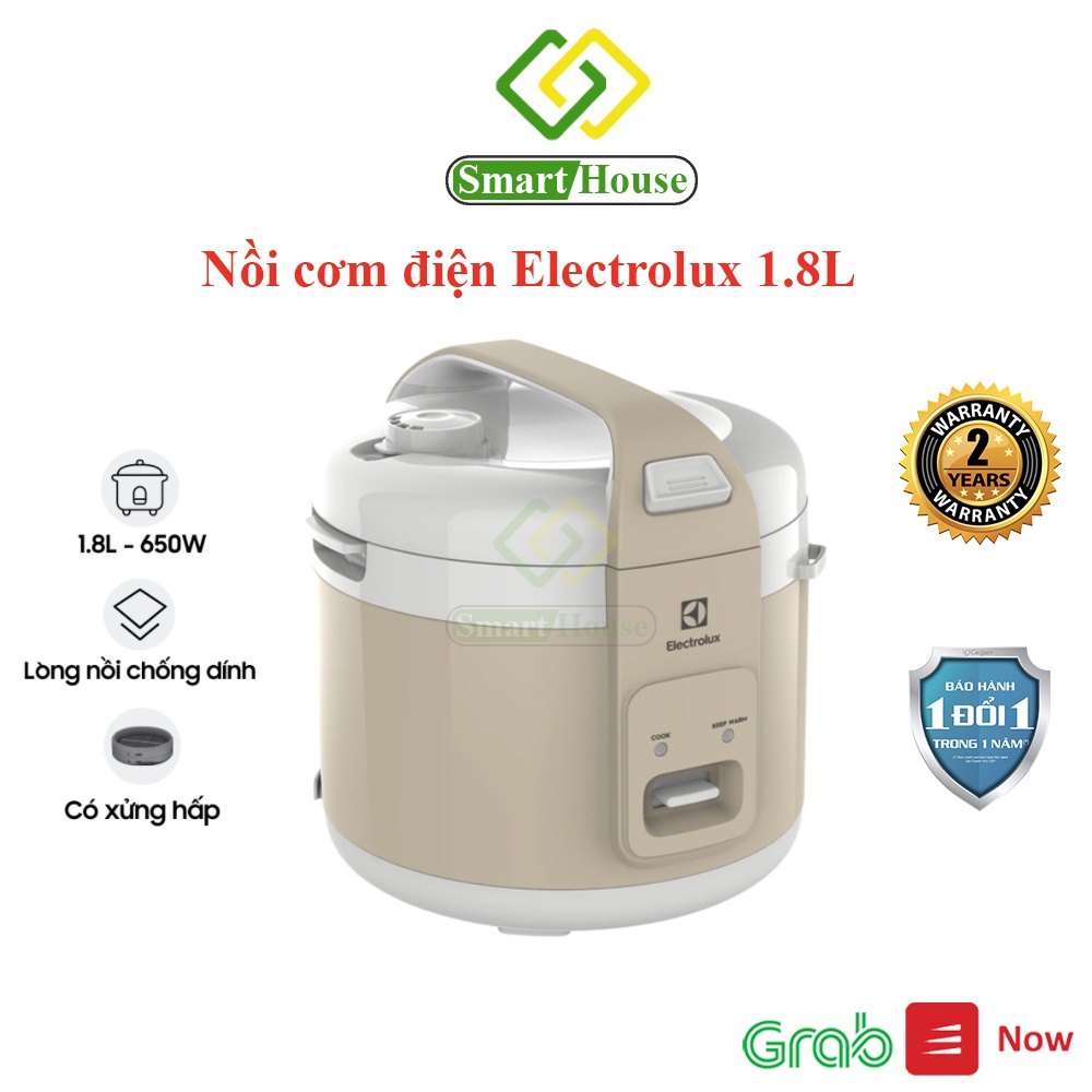 Nồi cơm nắp gài 1.8 lít Electrolux E4RC1-350B - Smart House