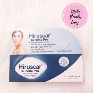 Kem Dưỡng Hiruscar Silicone Pro Làm Mờ Sẹo Chuyên Sâu 4g, 10g