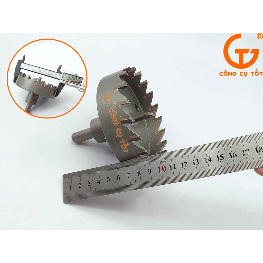Mũi khoét lỗ sắt, thép, inox răng hợp kim Thắng Lợi loại lớn