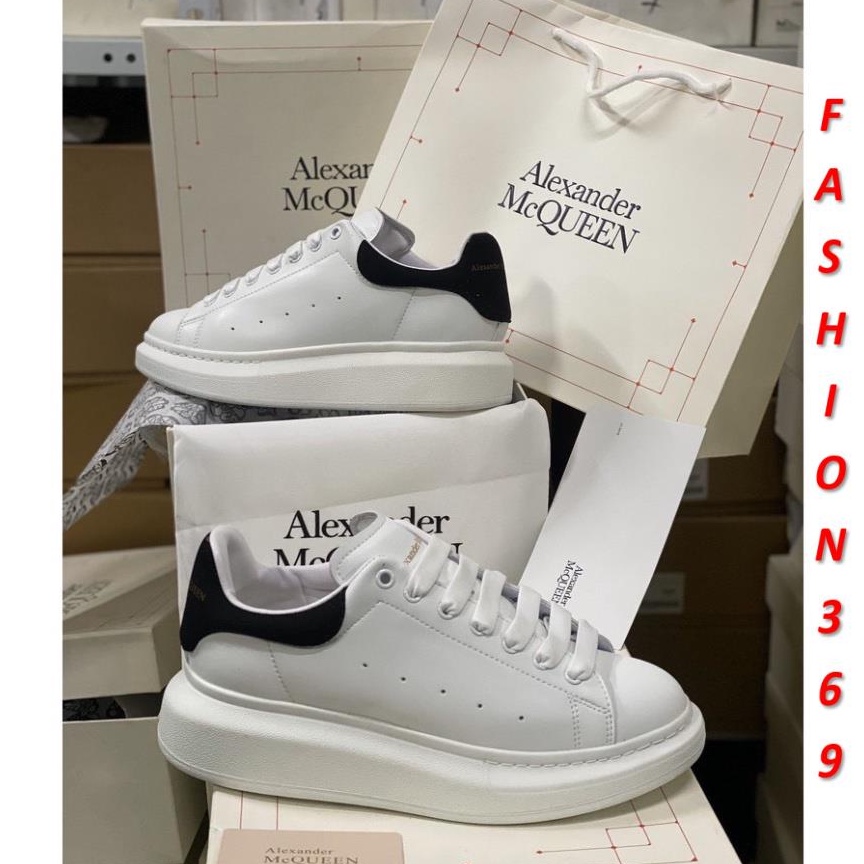 Giày MC queen nam, nữ dây trắng gót đen form chuẩn ôm chân giúp tăng chiều cao nhẹ
