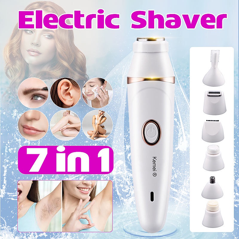 Máy Tẩy Lông Toàn Thân 7 Trong 1 Kemei