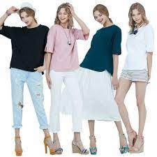 Áo thun dáng rộng oversize xuất Hàn, Hàng vnxk