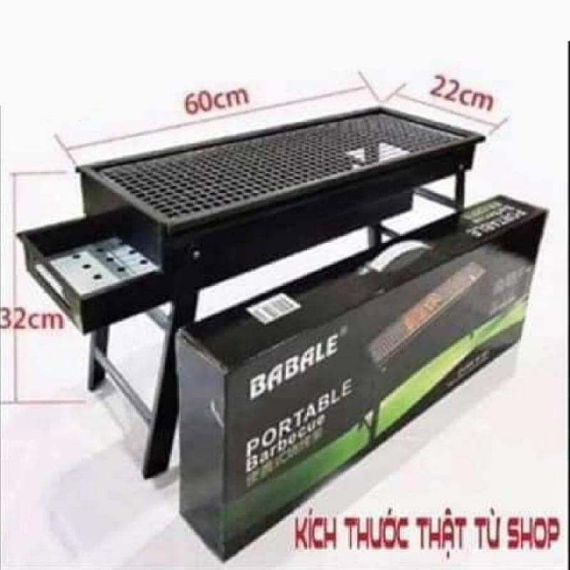 FREESHIP BẾP NƯỚNG THAN HOA DÀI PORTABLE BARBECUE CAO CẤP