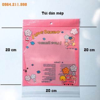 BAO BÌ SQUISHY XÉ DÁN MIỆNG