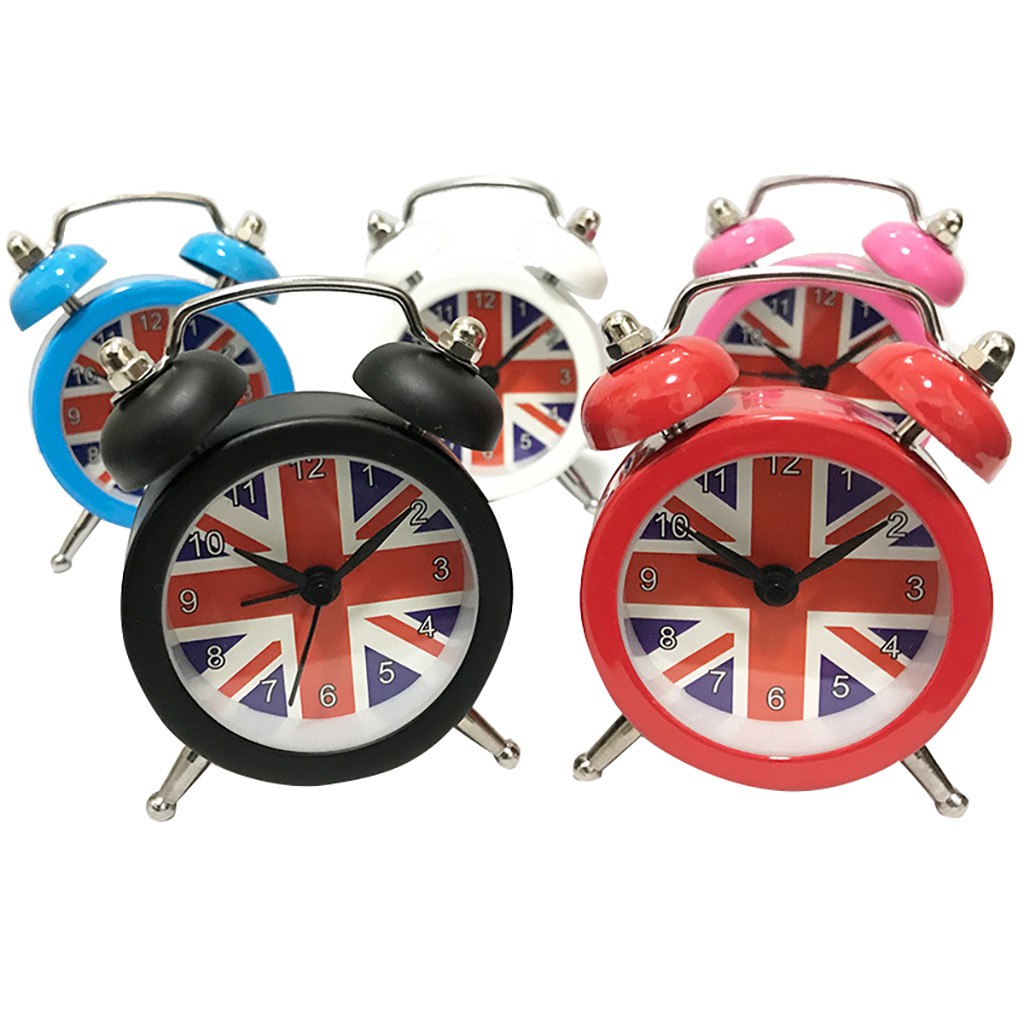 Đồng hồ báo thức để bàn hình tròn dễ thương