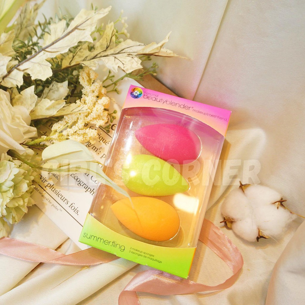 Set 3 Mút Đánh Nền Beauty Blender Summer.fling