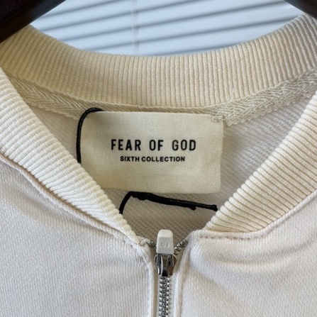 ⚡️ - Áo Tee FOG Fear Of God Half Zip Henley T-Shirt, Áo thun FOG ESSENTIALS có khóa