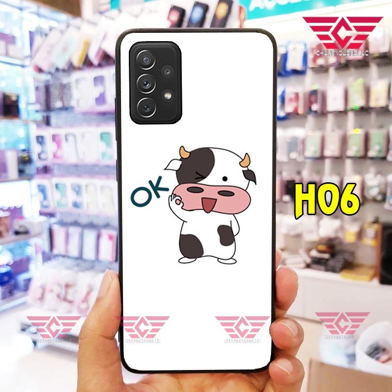 ỐP LƯNG SAMSUNG A31 - A51 - A71 - M51 - A12 - A30S - A50 - A50S HÌNH BÒ SỮA CUTE