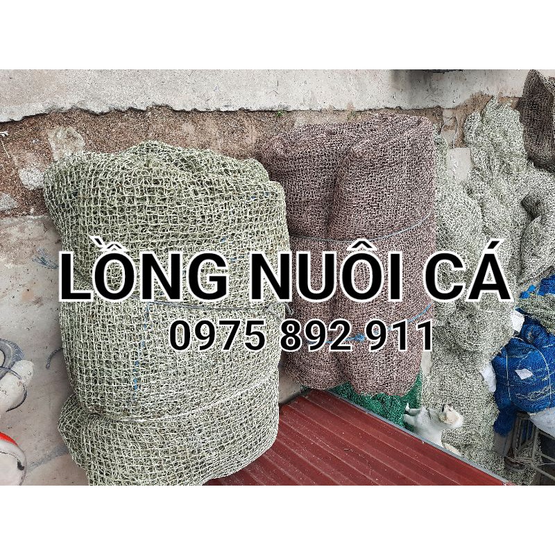 Lồng lưới nuôi cá trên ao hồ sông suối 6x6x3