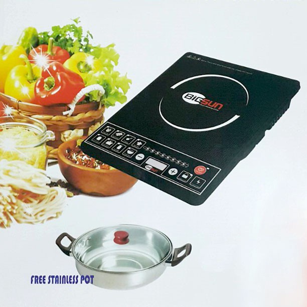 Bếp điện từ Bigsun BI-1 - Đen Bếp từ ăn lẩu
