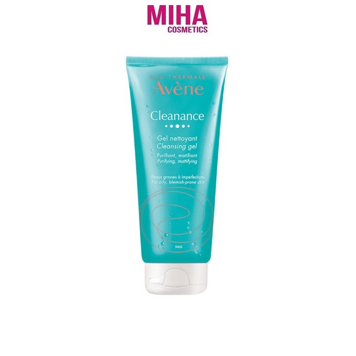 Gel Rửa Mặt Làm Sạch Da Giảm Nhờn Mụn Avène Cleanance Cleansing Gel 200ml Pháp