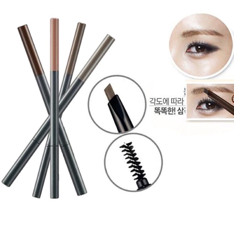 Chì Kẻ Mày   The Face Shop Designing Eyebrow Pencil- chì kẻ mày hai đầu