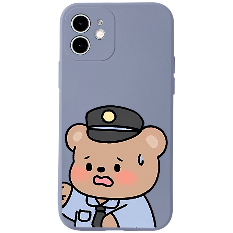 Ốp lưng JURSUE mềm hoạt hình cặp đôi dễ thương đẹp Cho iPhone 14 13 12 11 Pro Max SE 2020 X XR XS 8 7 ip 6S 6 Plus Y2402