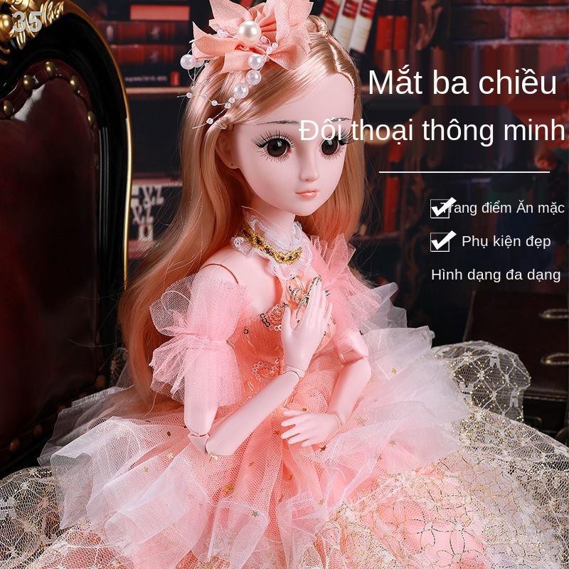 J60 cm Búp bê Barbie siêu bự biết nói đồ chơi trẻ em ăn mặc bộ quà tặng sinh nhật cô gái công chúa