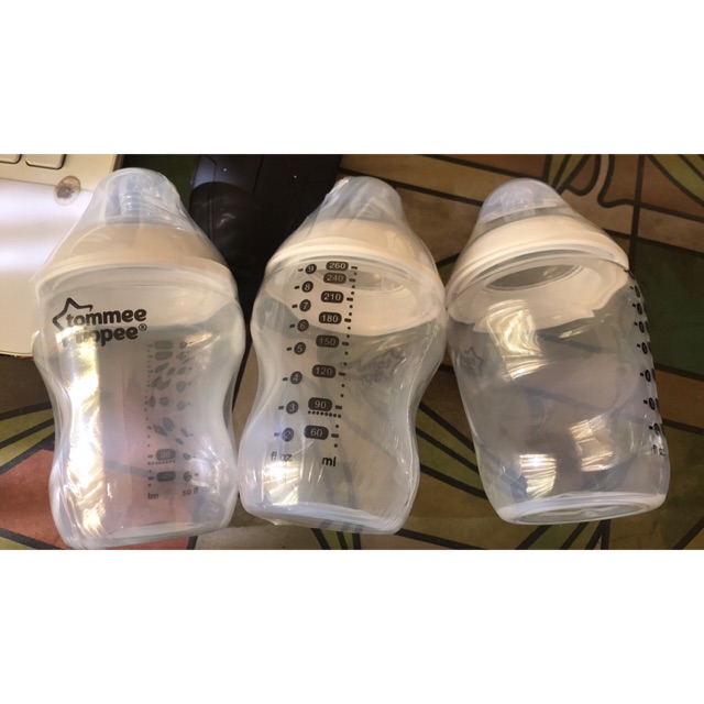 Bình sữa cổ rộng 260ml tommee tippee tách set