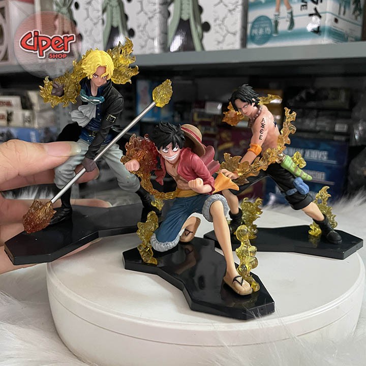 Mô hình 3 anh em Luffy - Ace - Sabo - Mô hình One Piece - Set 3 Figure Action Luffy Ace Sabo