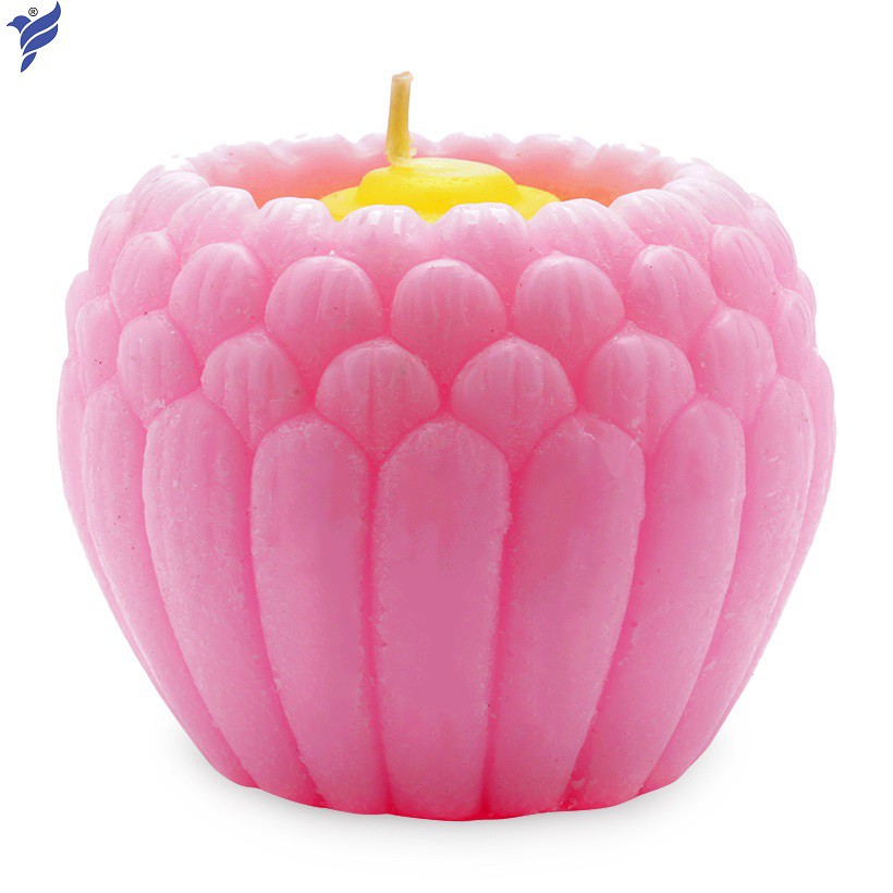 Nến hoa sen Nhật Quang Minh Candle NQM3629 9 x 9 x 7 cm (Lựa chọn 7 màu)