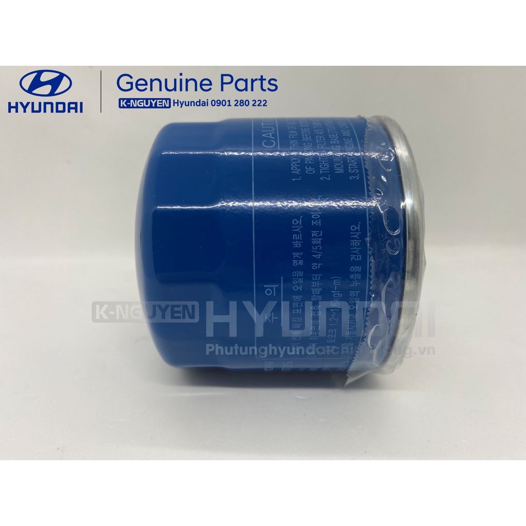 Lọc nhớt  Santafe, Elantra,Tucson,Kona,Sorento,Cerato,K3,Forte,Rondo,Rio 2- Mã hàng: 2630035505
