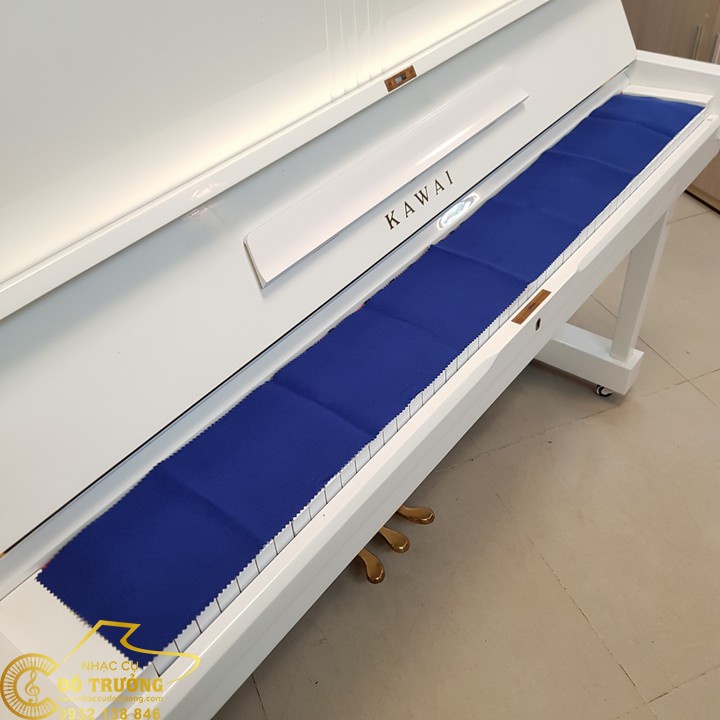 Khăn phủ phím đàn Piano màu xanh dương