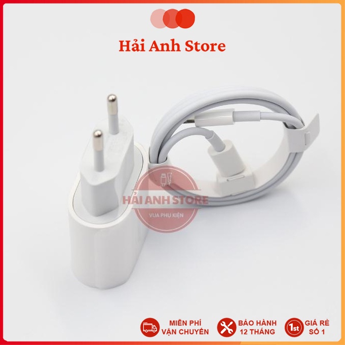 Bộ Sạc Nhanh Phone 20W Chân Tròn EU Việt Nam Nguyên Zin New Seal