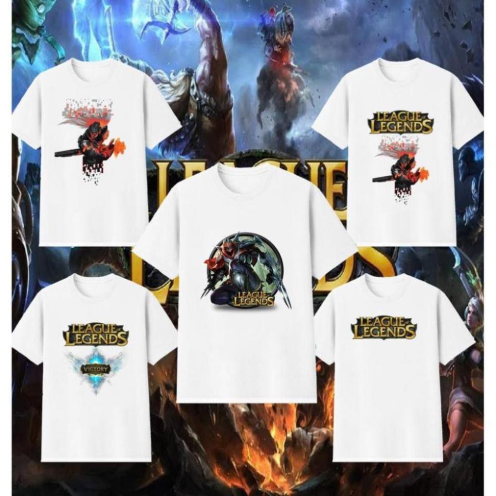 Áo thun liên minh huyền thoại, áo league of legends, vải cotton mát mịn, áo yasuo, áo game thủ, hình in đẹp, bền !