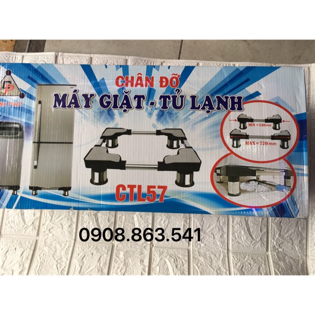 Chân Máy Giặt Tủ Lạnh Loại Lớn 55-77 Cm(Ship Hoả Tốc Nhanh)