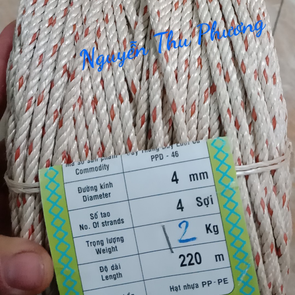 Dây thủy sản, dù thái, dây bao bố