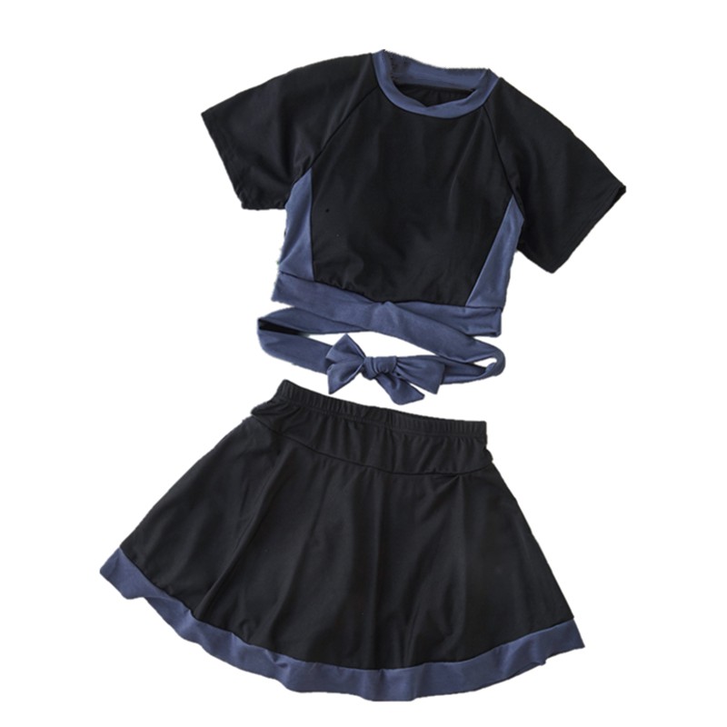 Đồ Bơi Nữ, Váy Xòe Áo Tay Ngắn 2 Chi Tiết, Bộ Đồ Bơi Thể Thao, Đồ Bơi Phong Cách Hàn Quốc | BigBuy360 - bigbuy360.vn