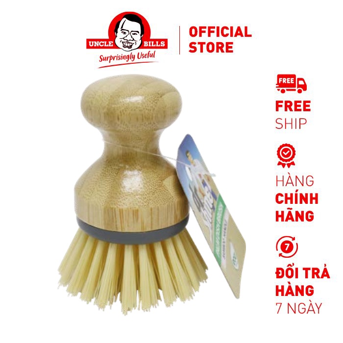 Cọ Rửa Thức Ăn Sợi Tre 10cm Uncle Bills BC0647