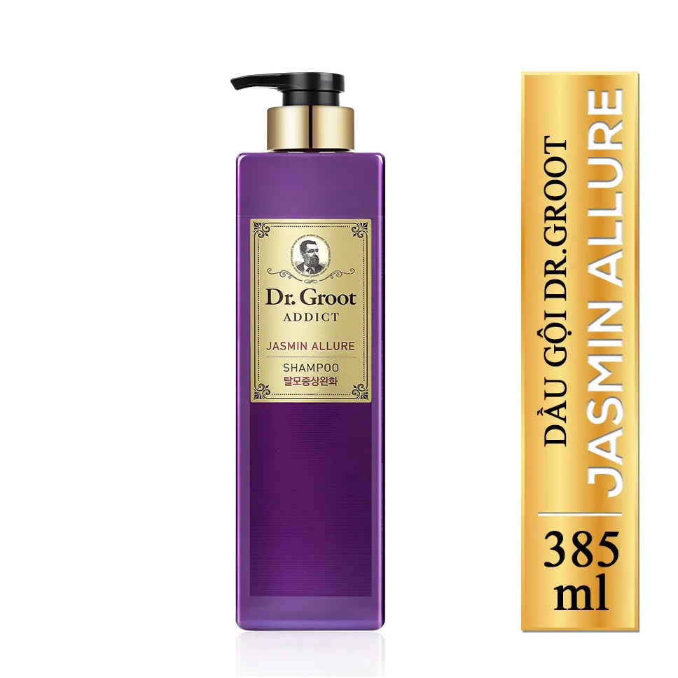 Dầu Gội Reen Dr. Groot Addict Chăm Sóc Da Đầu Và Ngăn Tóc Gãy Rụng Hương Jasmin Allure 385ml