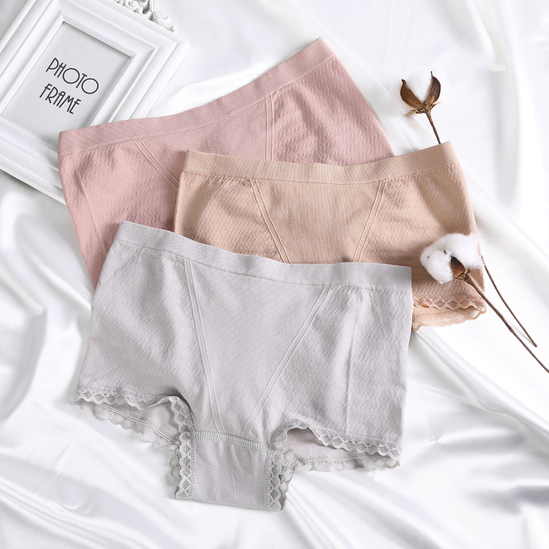 Quần lót boxer LEVAO hông co giãn kiểu eo giữa tránh lộ bụng tiện dụng cho nữ