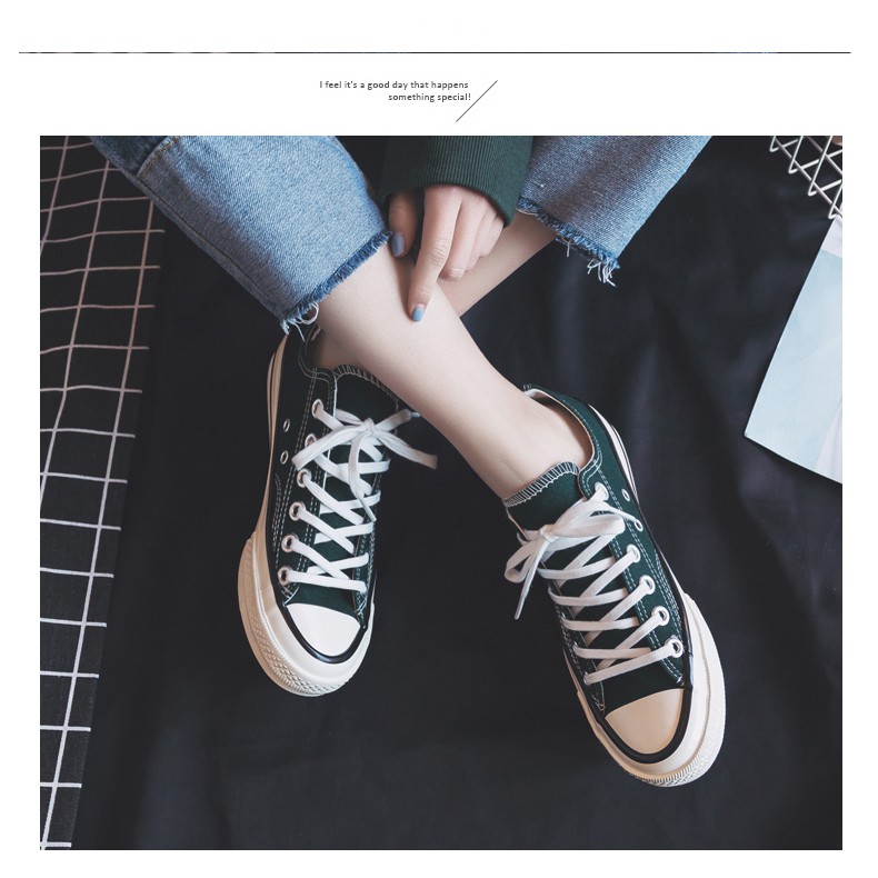 Vàng 39/40 (sẵn) | Giày sneaker dáng 70s | BigBuy360 - bigbuy360.vn