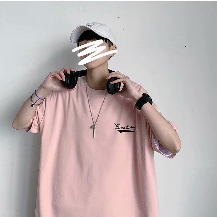 [M-8XL] Áo phông trơn nam oversized Áo phông Unisex chữ A Áo phông form rộng Áo phông chui đầu nam nữ