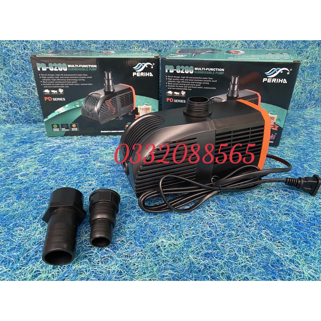 Máy bơm nước đời mới PERIHA  PD 4200 10W,PD 5200 25W, PD 7200 35W- PD 8200 65W , cho hồ cá koi, cá cảnh, hồ non bộ
