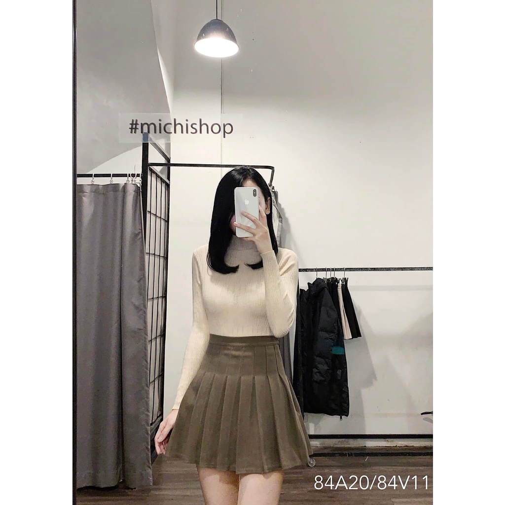 Áo len cổ 3cm nhiều màu - 84A20