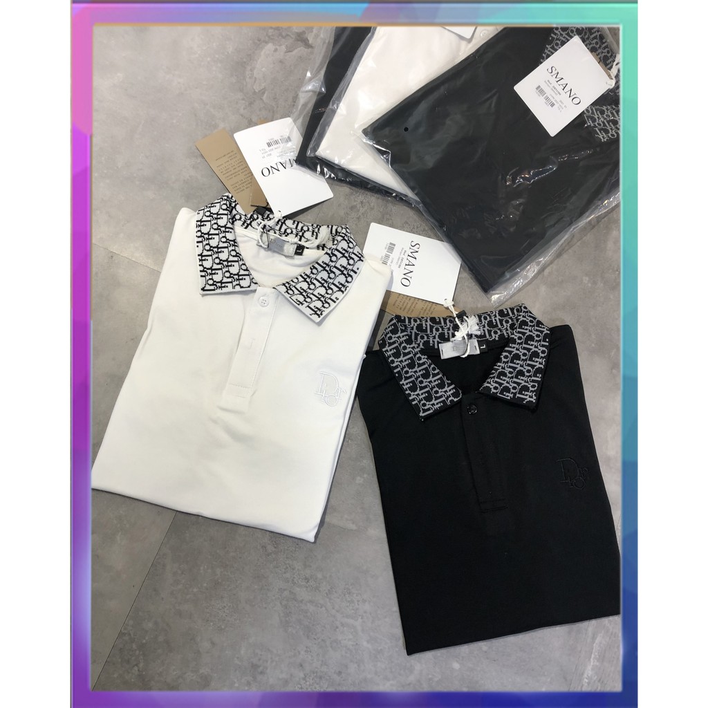 Áo Phong Nam, Áo Thun Nam Ngăn Tay Lỡ Có Cổ Thời Trang Cao Cấp in Hoa Tiết AC104 - TrongTanFashion