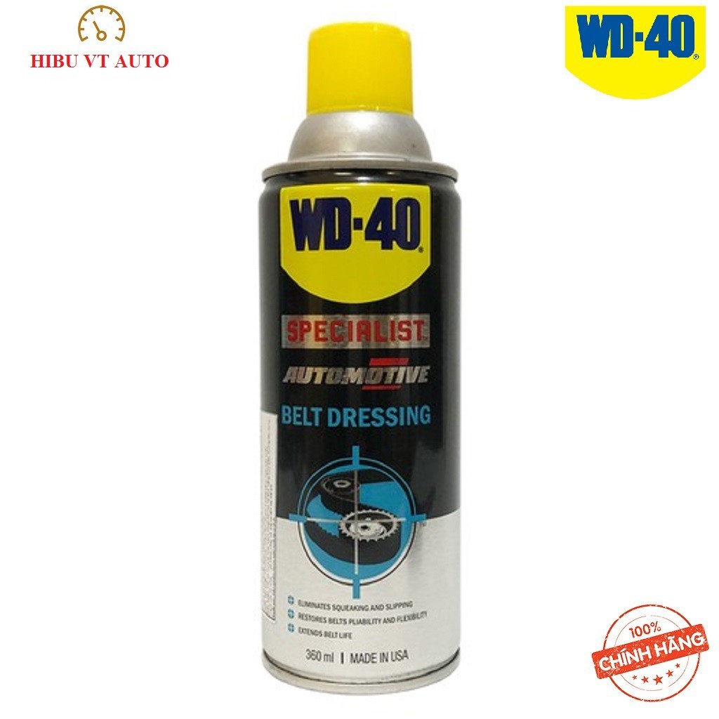 Chai Chất Bảo dưỡng dây Cua-roa WD-40 Belt Dressing (360ml)