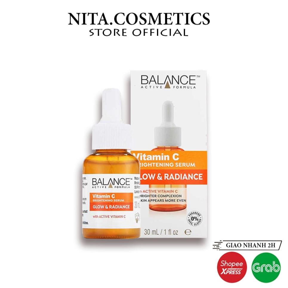 Serum Trắng Da, Mờ Thâm Balance Active Formula Vitamin C Brightening 30ml