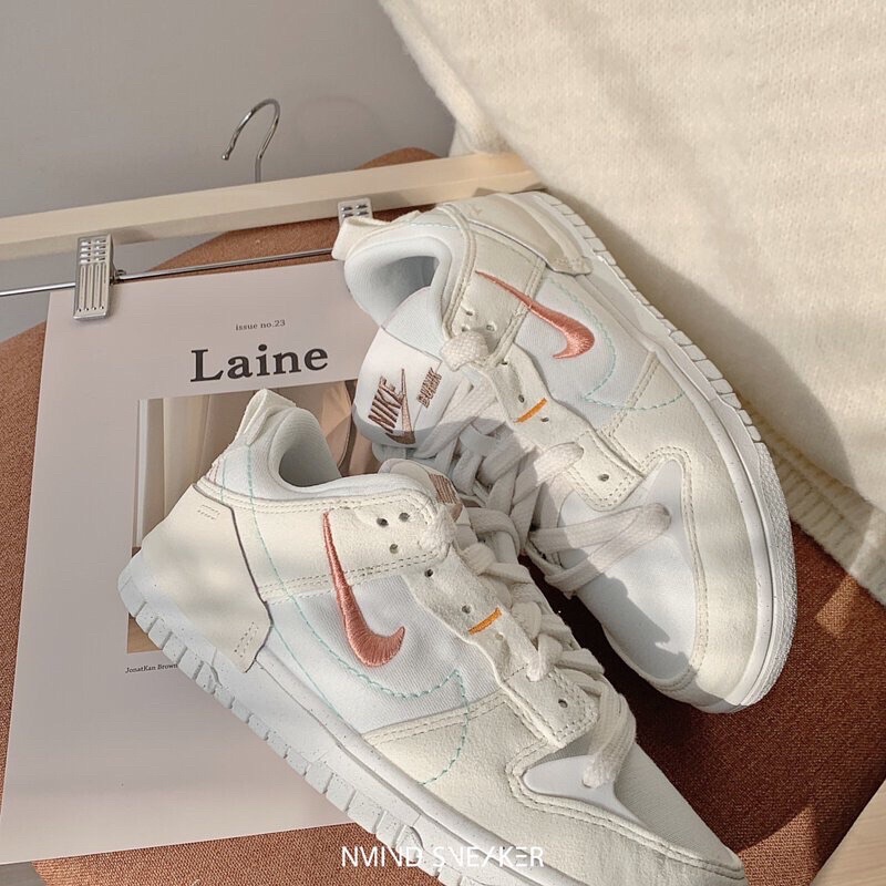 GIÀY SB DUNK DIRUPT2 PALE IVORY WHITE LAI AU