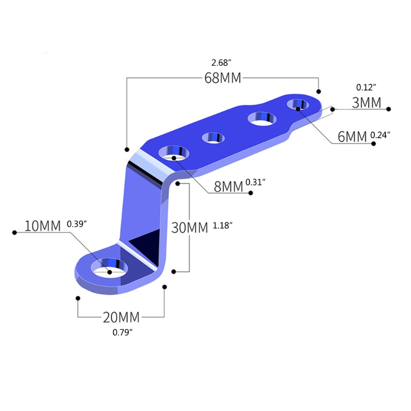 Giá Đỡ Đèn Pha / Gương Chiếu Hậu Chuyên Dụng Cho Xe Mô Tô
