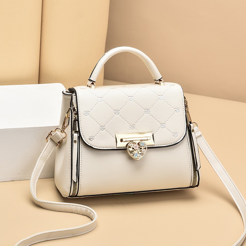 [XẢ KHO]  Túi đeo chéo nữ, túi xách nữ kèm quai xách đeo được 2 kiểu dáng - Hàng Quảng Châu Cao Cấp ( TT7)