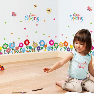 Decal hoa đầy màu sắc SK7079