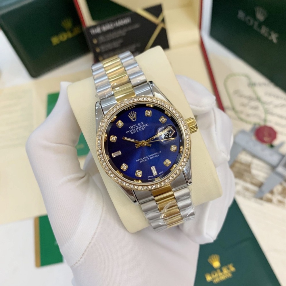 Đồng hồ nam RLS - hàng cao cấp -dây đúc đặc, không bay màu- Bảo hành 12 tháng - Donho.rolex